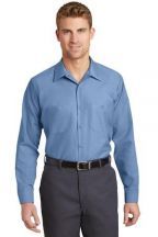 Red Kap® Long Size  Long Sleeve Industrial Work Shirt